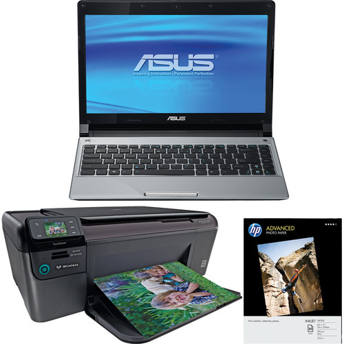 ASUS UL30Vt-A1 13.3" Laptop Computer with Printer Kit