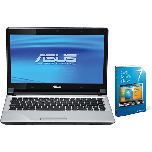 ASUS UL80Vt-A2 14" Laptop Computer with Windows 7 Professional Upgrade