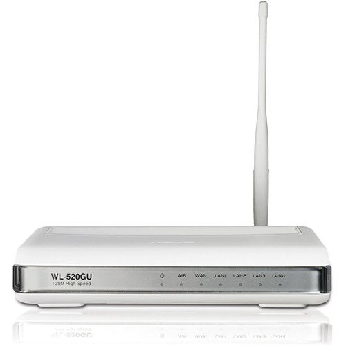 ASUS WL-520gU EZ Wireless Router with All-in-One Printer Server