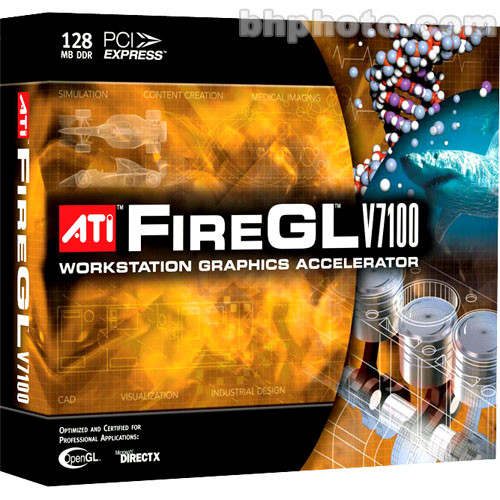 ATI FireGL V7100 PCI Express Workstation Display Card