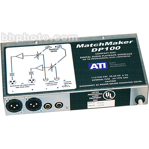 ATI Audio Inc DP100 MatchMaker Interface