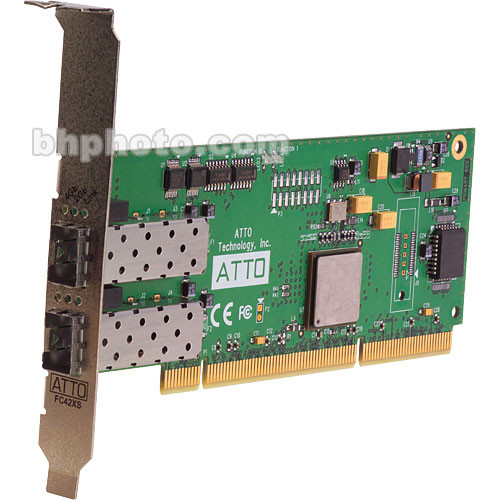 ATTO Technology Celerity FC-42XS 4Gb FC Dual-Channel PCI-X Host Adapter