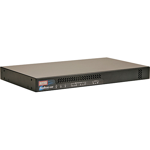 ATTO Technology Single Power Supply FibreBridge 6500 2-Port FC to SAS/SATA Controller