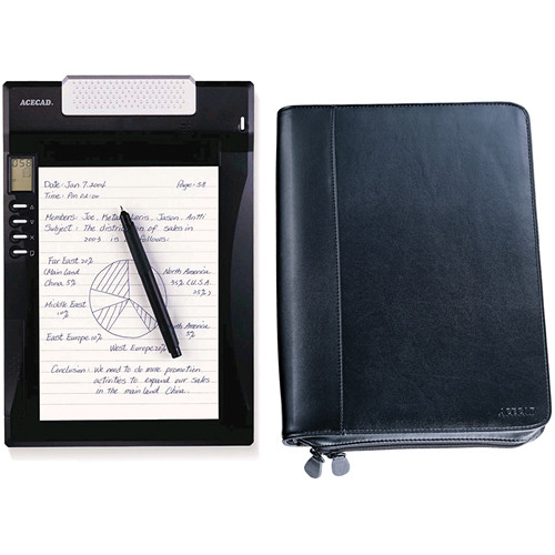 Acecad DigiMemo 692 Digital Notepad w/ 5.9 x 8.3" Writing Area and Portoflio