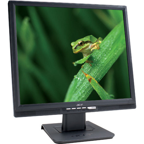 Acer AL1917Cbmd 19" LCD Computer Monitor with Speakers - VGA/DVI-D (Black)