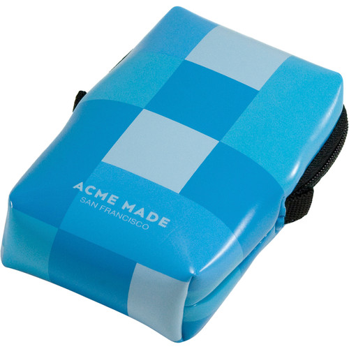 Acme Made Smart Little Pouch (1.2 x 2.5 x 4.2", Blue Gingham)