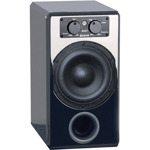 Adam Professional Audio Sub7 Active Subwoofer for use with A5 Studio Monitors (Piano Black)