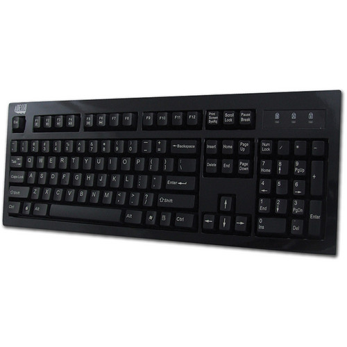 Adesso Full Size Mechanical Gaming Keyboard with USB Hub and Audio Jack
