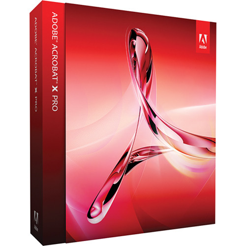 Adobe Acrobat X Pro Software for Windows (Upgrade from Acrobat 7/8/9 Standard, 9 Extended, 7/8 3D)