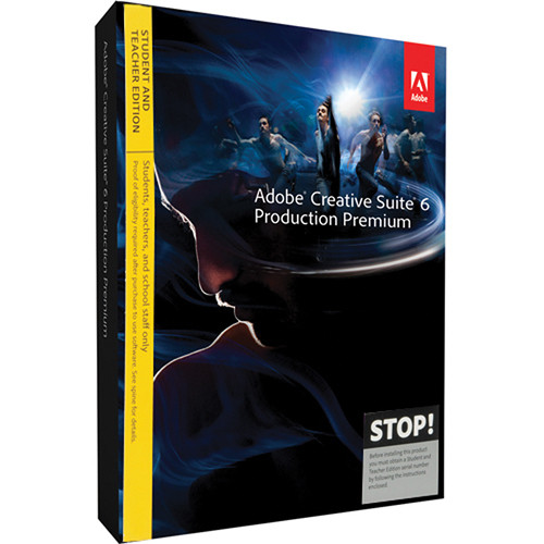 Adobe Creative Suite 6 Production Premium for Windows (Student / Teacher Edition)