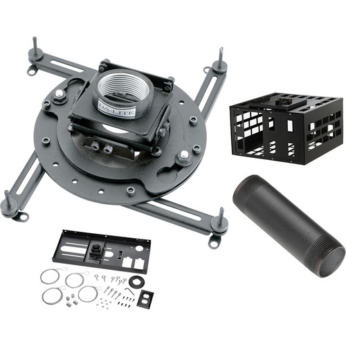 Advance Universal Projector Ceiling Mount Kit (Up to 50 lbs - Black)