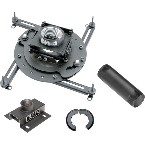 Advance Universal Projector Ceiling Mount Kit (Up to 50 lbs - Black)
