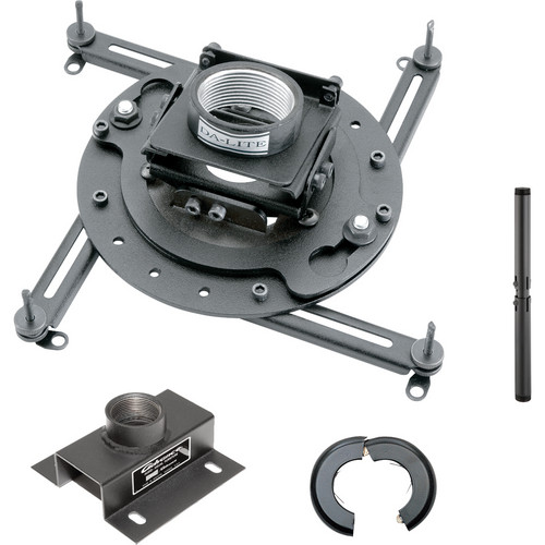 Advance Universal Projector Ceiling Mount Kit (Up to 50 lbs - Black)