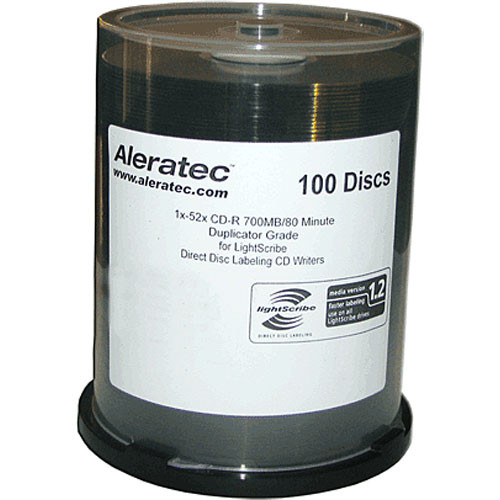 Aleratec LightScribe CD-R 700MB (100)
