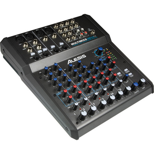 Alesis MultiMix 8 USB 2.0 8-Channel Mixer with Effects and USB Interface