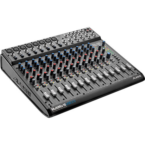 Alesis Multimix -16 USB 2.0 Recording Mixer with Effects