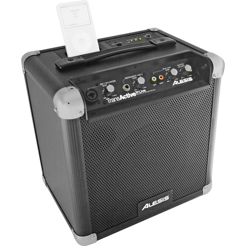 Alesis TransactiveLive - Portable PA Amplifier Speaker with iPod Dock