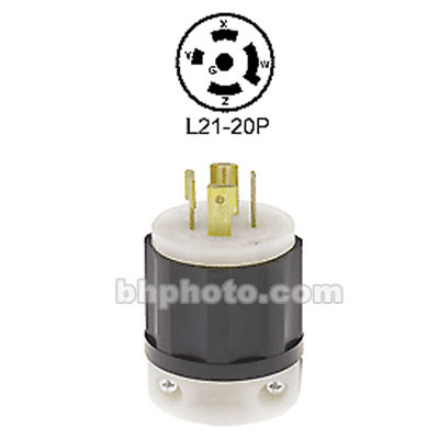 Altman Twist-Lock 4 Pole, 5 Wire L21-20P Connector - Male - 20 Amps
