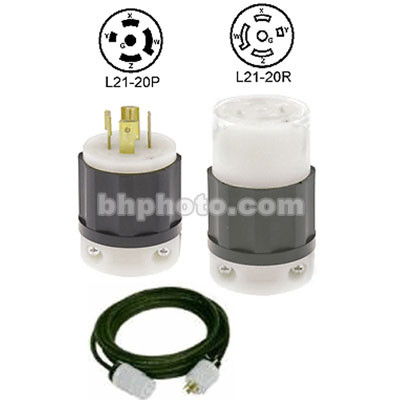Altman Extension Cable - Twist-Lock - 10' - 20 Amps