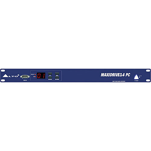 Alto Professional MAXIDRIVE 3.4 - 3-Way Stereo, 6-Way Mono Digital Crossover