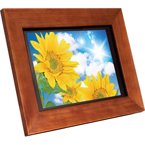 Aluratek 11" Hi-Res Digital Picture Frame (Wood)