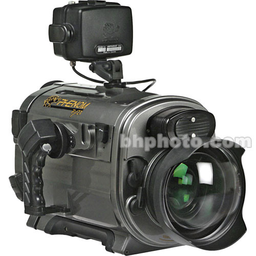 Amphibico Phenom FXZ1 Underwater Housing w/ WA Lens, 3.5" LCD Monitor, Carry Handle