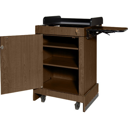 AmpliVox Sound Systems Multimedia Computer Lectern (Walnut)
