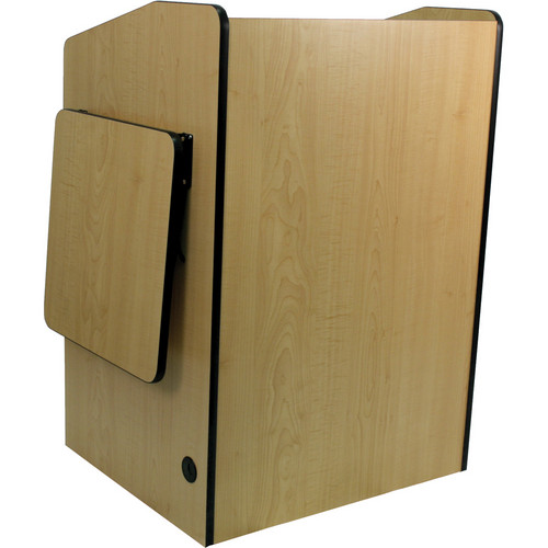AmpliVox Sound Systems SN3235-MP Wireless Multimedia Presentation Podium (Maple)