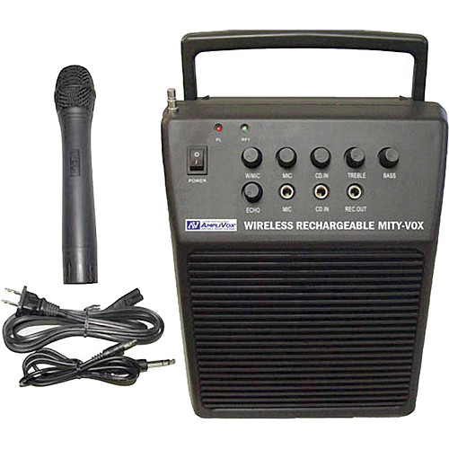AmpliVox Sound Systems Mity-Vox - Portable Battery Powered PA System