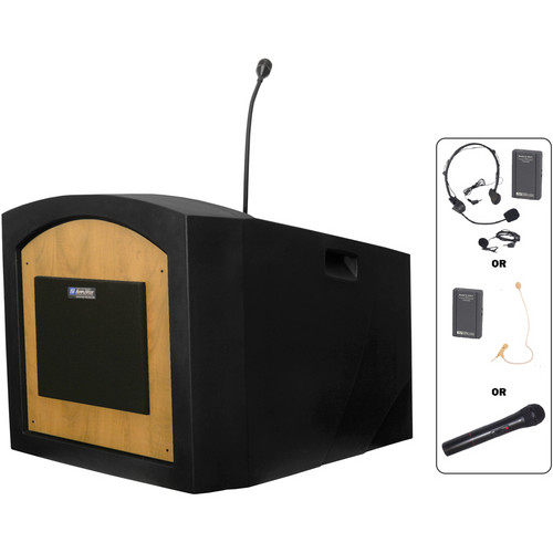 AmpliVox Sound Systems SW3240 Pinnacle Wireless Tabletop Lectern (Maple)