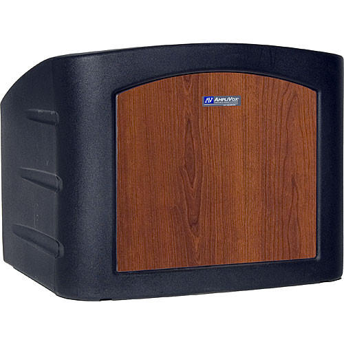 AmpliVox Sound Systems SW3240-SC Pinnacle Tabletop Lectern with Wireless Sound (Select Cherry)