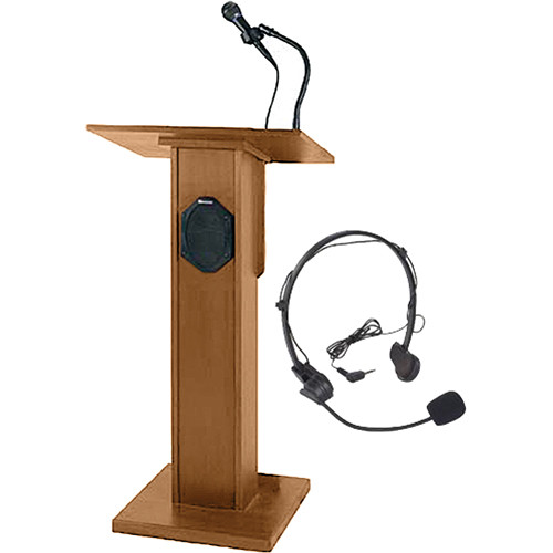 AmpliVox Sound Systems SW355 Elite Lectern (Light Oak)