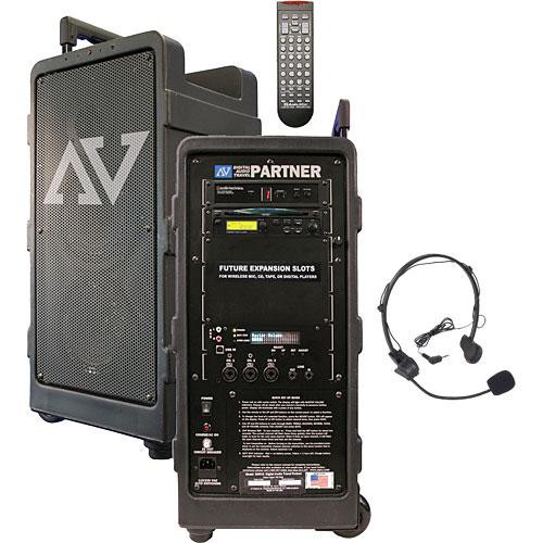 AmpliVox Sound Systems SW915-HS Digital Audio Travel Partner w/ Headset Wireless Microphone
