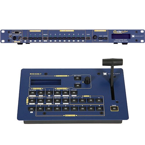 Analog Way Octo Value Switcher with RKD500-T Remote Keypad