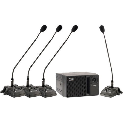 Anchor Audio Councilman CM-4W Conference Microphone Package with Wireless Mic