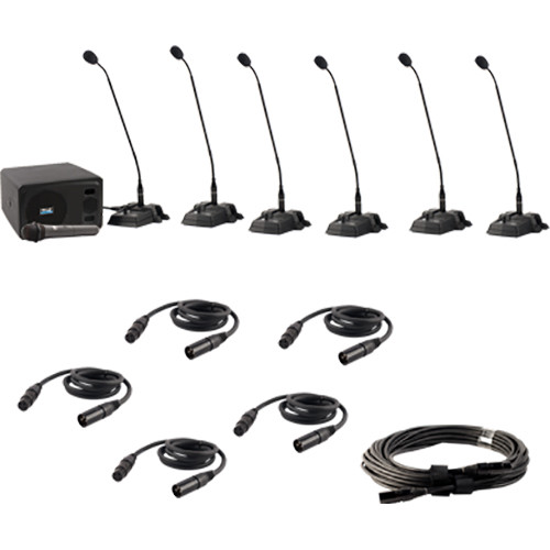 Anchor Audio Councilman CM-6W Conference Microphone Package with Wireless Mic