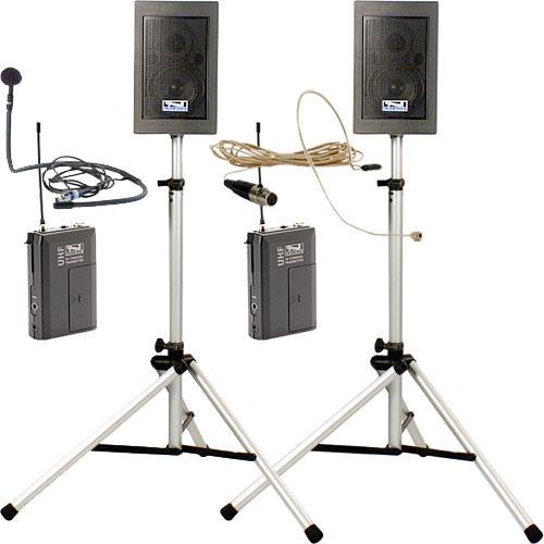 Anchor Audio EDP7500 LM-UL  Explorer Pro Delxue Package with LM-60 Lapel Microphone & EM-60 UltraLite Microphone