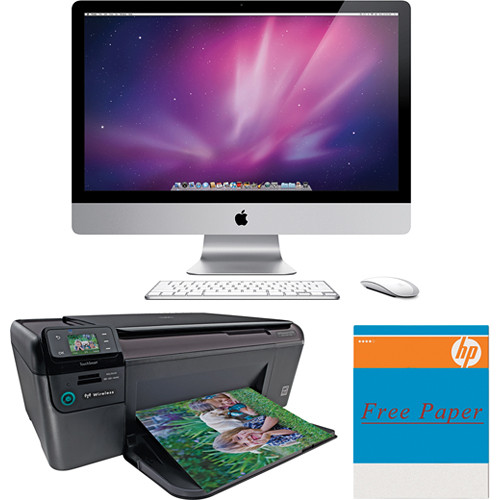 Apple 21.5" iMac Desktop Computer with Printer Kit
