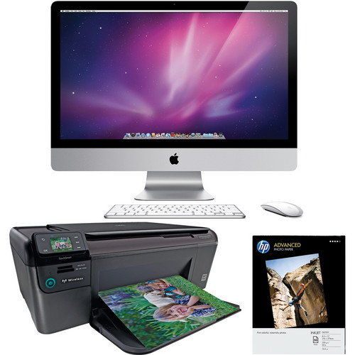 Apple 27" iMac Desktop Computer with Printer Kit