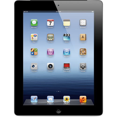 Apple 64GB iPad with Wi-Fi + 4G LTE (3rd Gen, AT&T, Black)