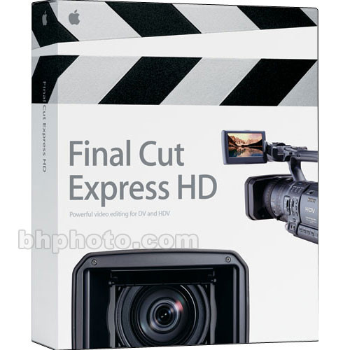 Apple Final Cut Express HD Video Editing Software