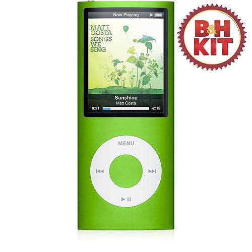 Apple iPod nano 4th Gen 8GB 'Kit' (Green) B&H Photo Video