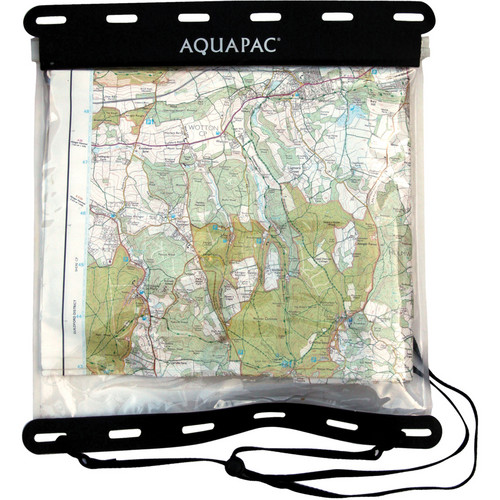 Aquapac Kaituna Map Case (12 x 12", Clear with Black Border)