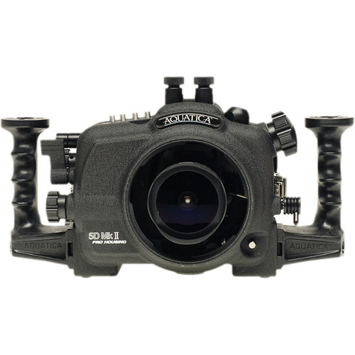 Aquatica Underwater Housing w/ Double Nikonos Bulkheads for Canon 5D Mark II