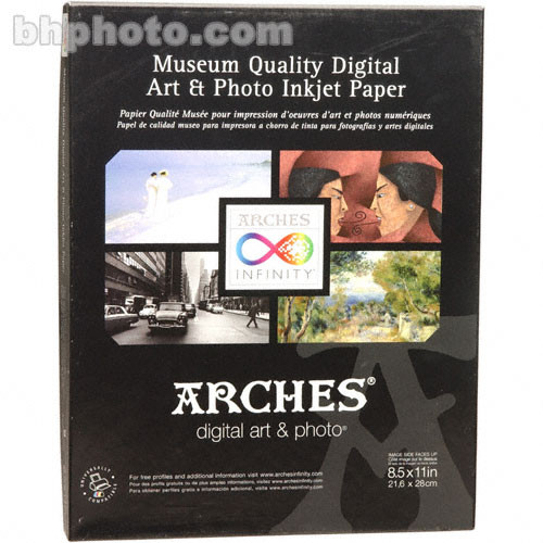 Arches Infinity Smooth Paper (230gsm) - 8.5x11" - 25 Sheets