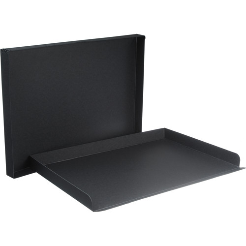 Archival Methods Drop-Front Archival Storage Box (Black, 8.75 x 11.25 x 1.5")