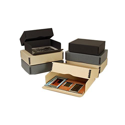 Archival Methods 01-536 Drop Front Archival Storage Box (14.5 x 18.5 x 3", Gray)