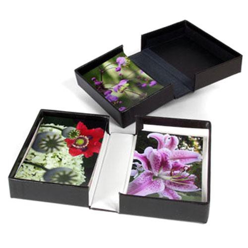 Archival Methods Onyx Portfolio Box (22 x 28 x 1.4", Black Buckram with White Interior)