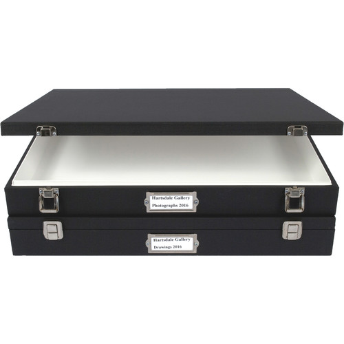 Archival Methods Solander Museum Case (16.5 x 20.5 x 2.5" Interior, Black with White Lining)