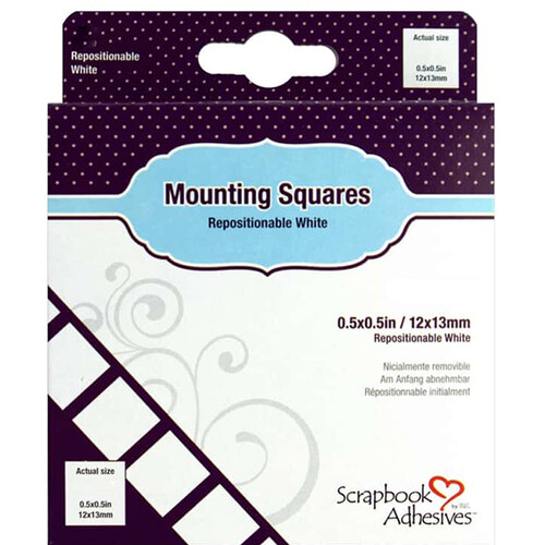 Archival Methods 1/2'' Mounting Squares (500 Pack)